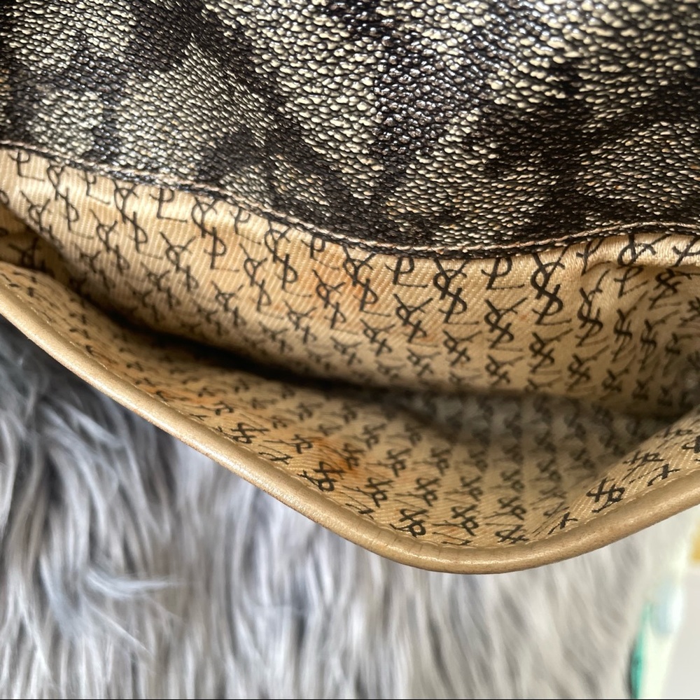 YVES SAINT LAURENT vintage giraffe spotted crossbody bag - Picture 8 of 14